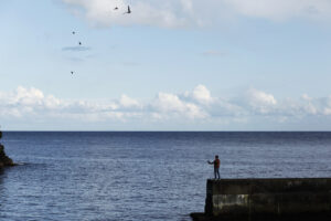 AZORES CALOURA distance recordinf harbour