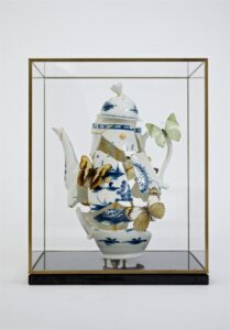 First period Worcester coffeepot A