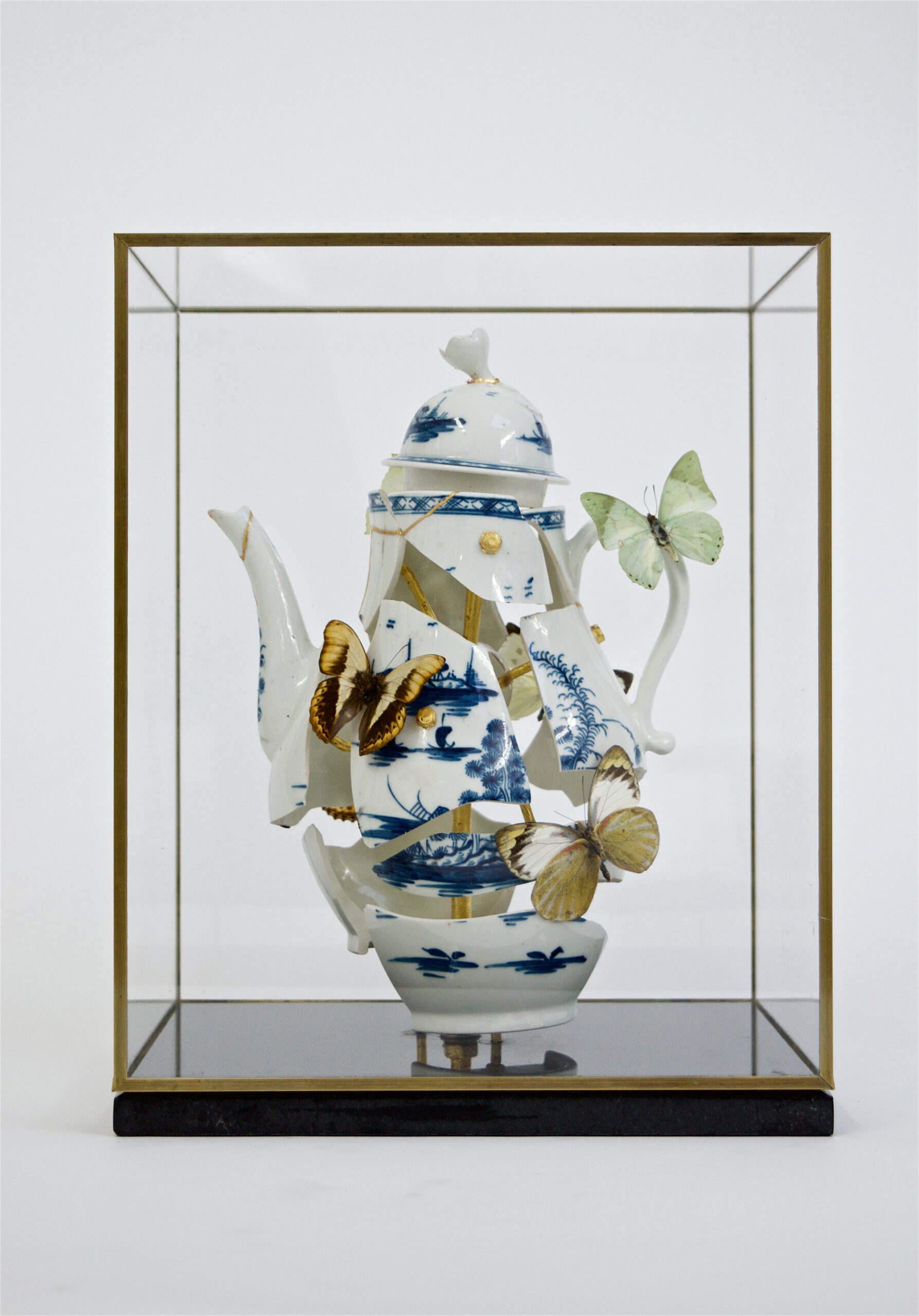 First period Worcester coffeepot A