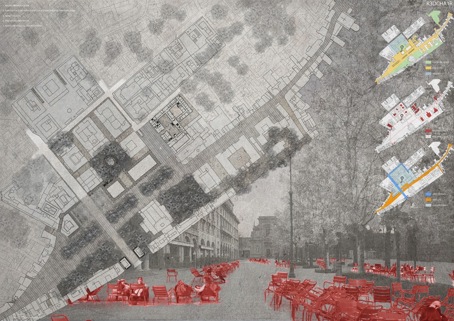 Progetto di riqualificazione del Centro Piacentiniano Bergamo